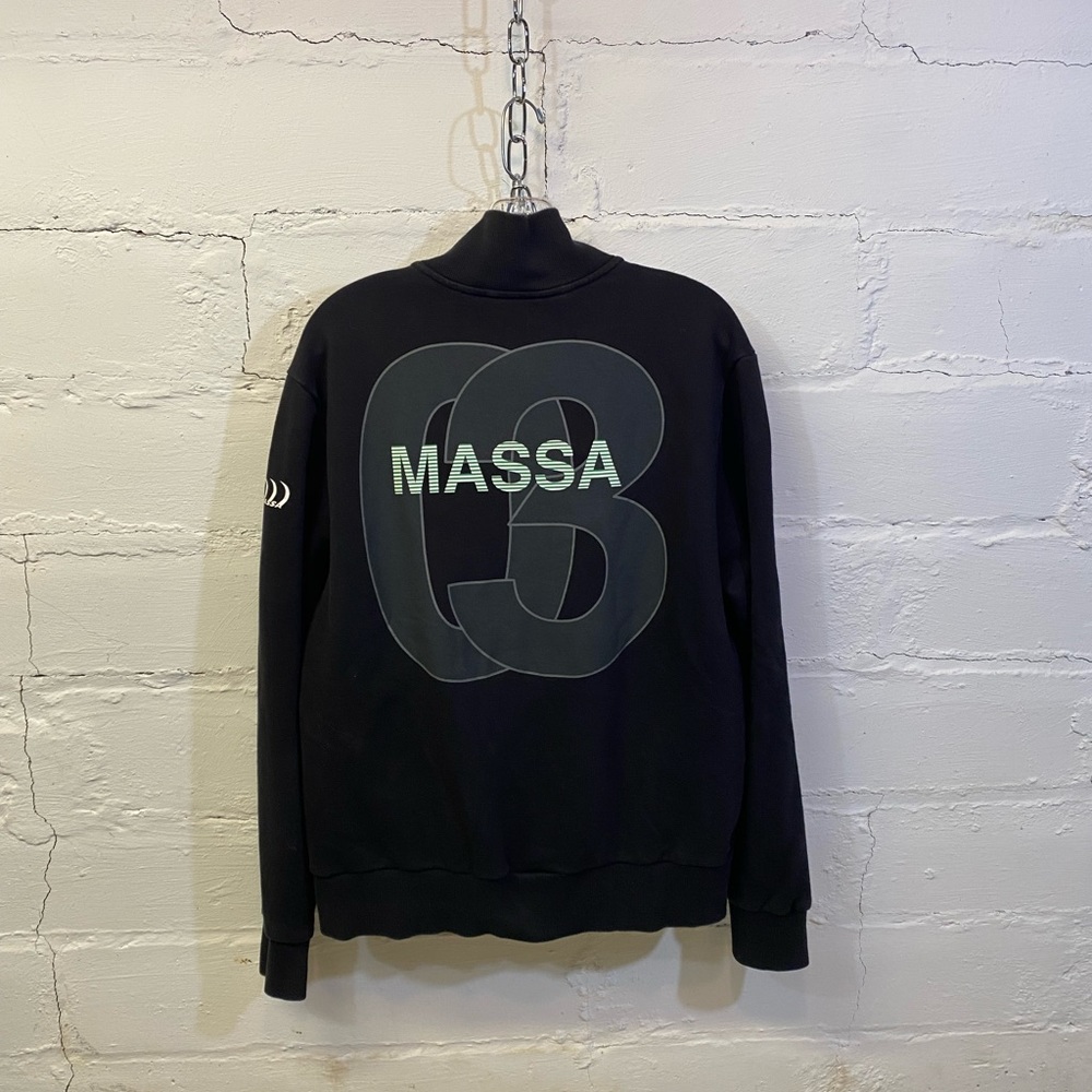 Puma Ferrari Felipe Massa Black Zip Up Sweatshirt with Official Ferrari Patch - Picture 8 of 14